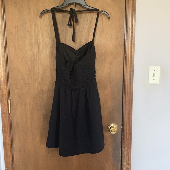 3/$27 Lily Rose black dress summer ties behind neck S jr - Picture 13 of 17
